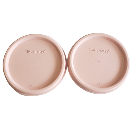 Tupperware Pink Modular Mates 2 Pack Small Round Container Set 200 ml each #1 - Picture 4 of 11